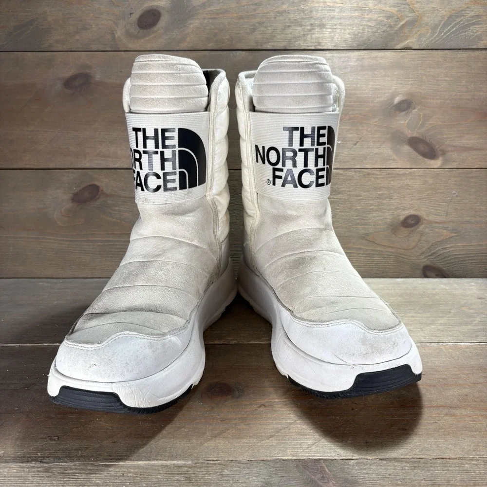 the north face ozone park womens size 7.5 shoes white waterproof snow boots